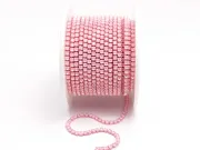 Lant cu strasuri 2mm roz opal AB (0.5m)