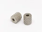 Margele otel inoxidabil 201 tub cu striatii 7x6mm