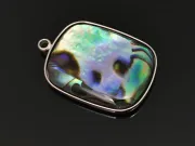 Pandantiv scoica Paua dreptunghi 25x17x4mm