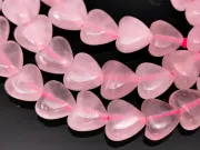 Sirag scurt cuart roz inima 10mm