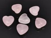Cuart roz 10x10mm inima