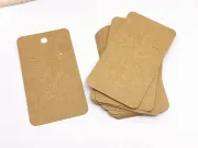 Cartonas expunere cercei 9x5cm natur (10buc)