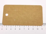 Cartonas expunere cercei 9x5cm natur (10buc)