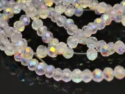 Margele cristal rondel 2.5x2mm transparent AB (sirag)