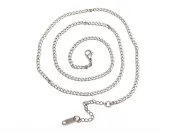 Lant otel inoxidabil 304 cu inchizatoare si prelungitor, lungime 54cm