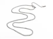 Lant otel inoxidabil 304 cu inchizatoare si prelungitor, lungime 54cm