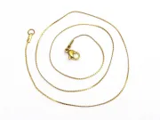 Lant otel inoxidabil 304 auriu placat IP cu inchizatoare 45cm