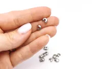 Acoperitor crimp otel inoxidabil 304 - 6.5x6mm (10buc)