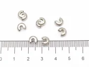 Acoperitor crimp otel inoxidabil 304 - 6.5x6mm (10buc)