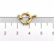 Inchizatoare otel inoxidabil 304 auriu rotunda 12x10x4mm