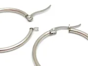 Tortite cercei otel inoxidabil 304 hoop 38x34mm (2buc)