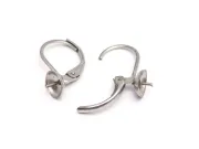 Tortite cercei otel inoxidabil 304 leverback cu pin 17.5x10x6mm