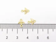 Link cubic zirconia auriu randunica 8x6.5x1.5mm transparent