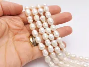 Sirag scurt perle de cultură 10~8x7~8mm