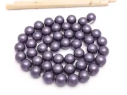 Sirag perle tip mallorca 8mm mov inchis
