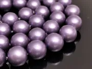Sirag perle tip mallorca 8mm mov inchis