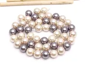 Sirag Perle tip mallorca 8mm mix gri bej