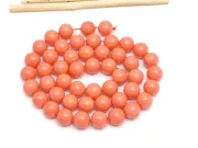 Sirag Perle tip mallorca 8mm portocaliu coral opac