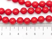 Sirag Perle tip mallorca 8mm rosu opac
