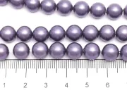 Sirag perle tip mallorca 8mm mov inchis