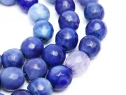 Sirag agate fatetat 6mm albastru mov