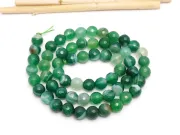 Sirag agate fatetat 6mm verde