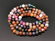 Sirag agate fatetat 4mm multicolor