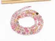 Sirag agate fatetat 4mm roz pal