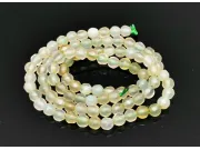 Sirag agate fatetat 4mm verde pal