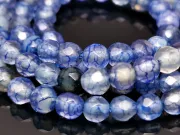 Sirag agate fatetat 4mm albastru denim