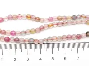 Sirag agate fatetat 4mm roz pal