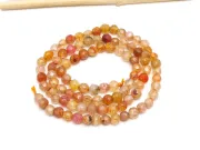 Sirag agate fatetat 4mm roz punch