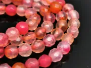 Sirag agate fatetat 4mm roz