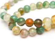 Sirag agate striped 6mm verde