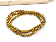 Sirag hematit fatetat 3mm auriu