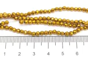 Sirag hematit fatetat 3mm auriu