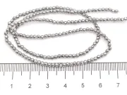 Sirag hematit fatetat 2mm argintiu deschis