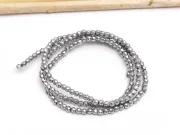 Sirag hematit fatetat 2mm argintiu deschis