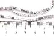 Sirag Hematit 2x2mm argintiu deschis