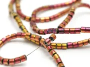 Sirag hematit tub 2x2mm burgundy