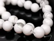 Sirag scurt howlit natural 6mm alb