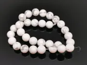 Sirag scurt howlit natural 6mm alb