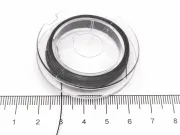 Sarma siliconata grosime 0.38mm negru (10m)