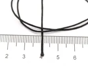 Rola snur nylon pentru bratari grosime 1mm negru (300m)