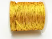 Snur metalic poliester impletit pentru broderie 0.80mm auriu (25m)