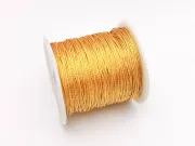 Snur metalic poliester impletit pentru broderie 0.80mm auriu (25m)