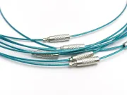 Baza colier cu inchizatoare grosime 1mm marin