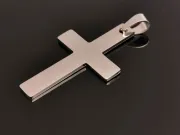 Charm otel inoxidabil 304 cruce 36.5x22x1mm