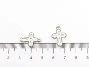 Charm otel inoxidabil 304 cruce 19x13.5x3mm