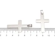 Charm otel inoxidabil 304 cruce 36.5x22x1mm